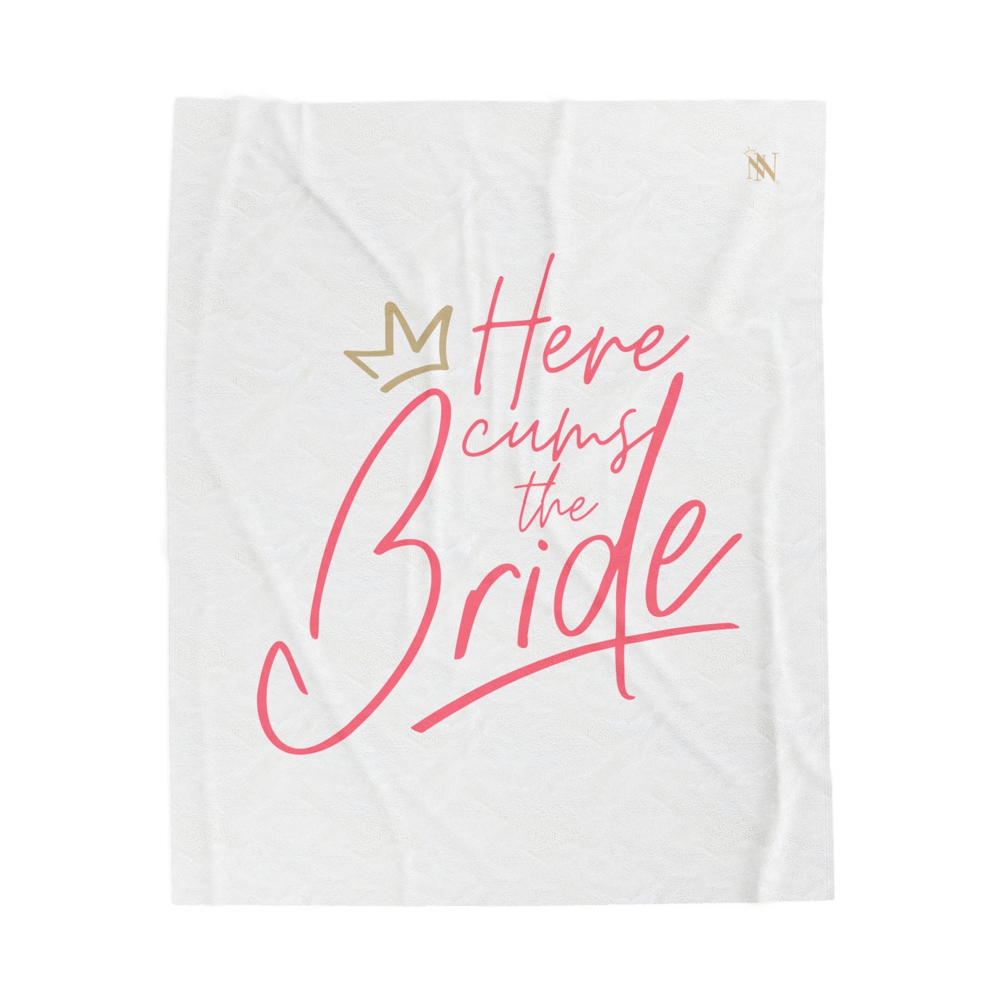 Here Cums the Bride | Mix & Match Fun-Flirty Lovers’ Blankets
