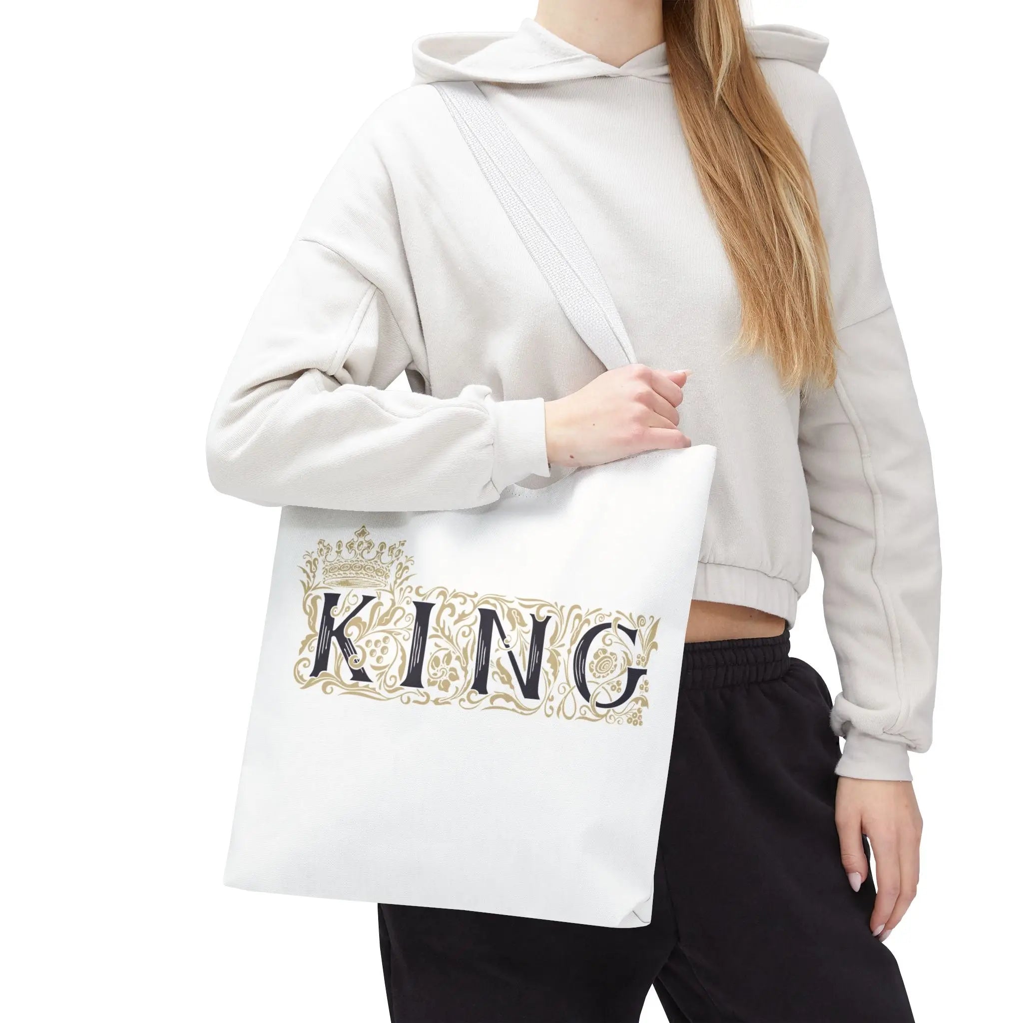 Gold Filigree King | Mix & Match Fun-Flirty Lovers’ Totes