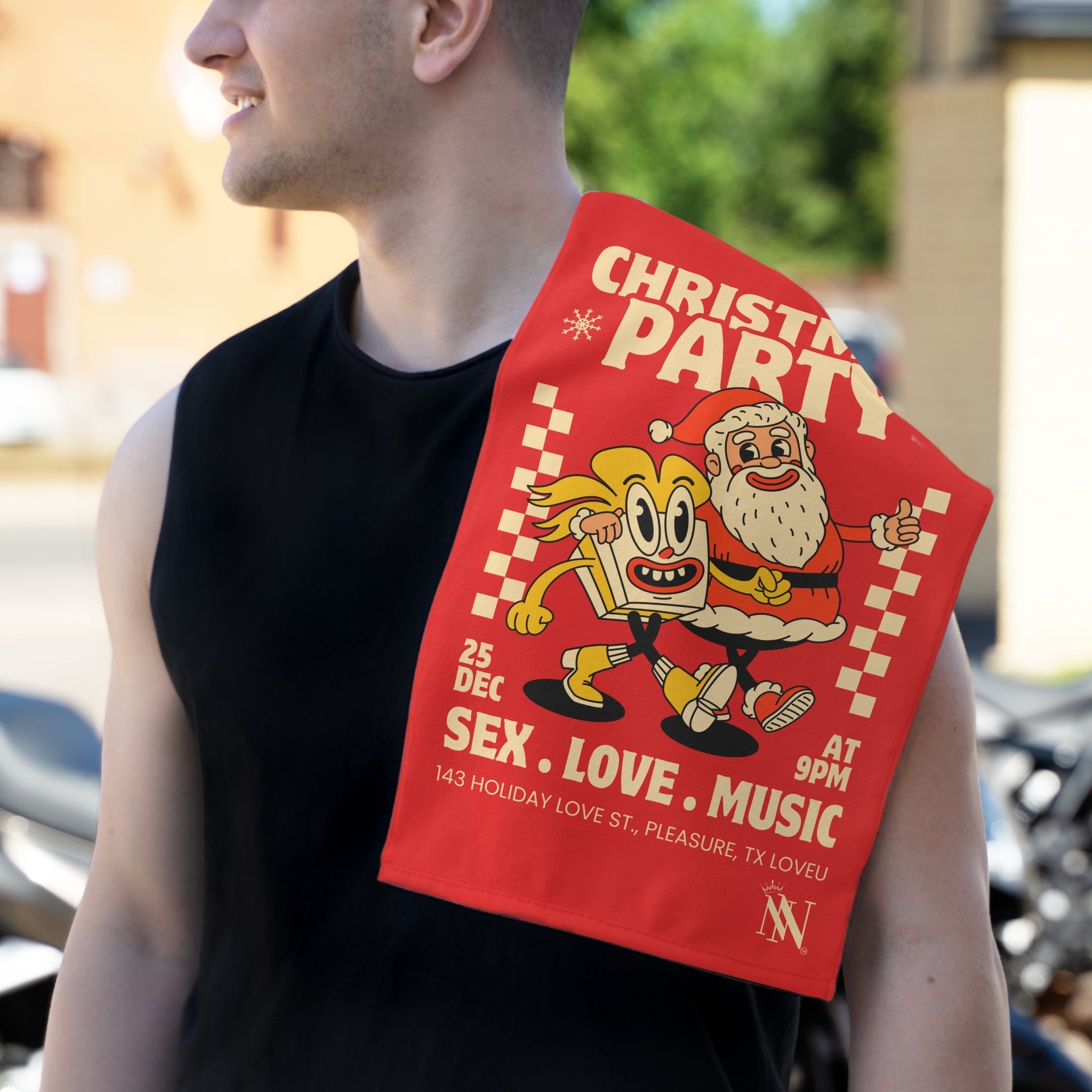 Christmas Party | Mix & Match Soft Fun-Flirty Lovers’ Towels