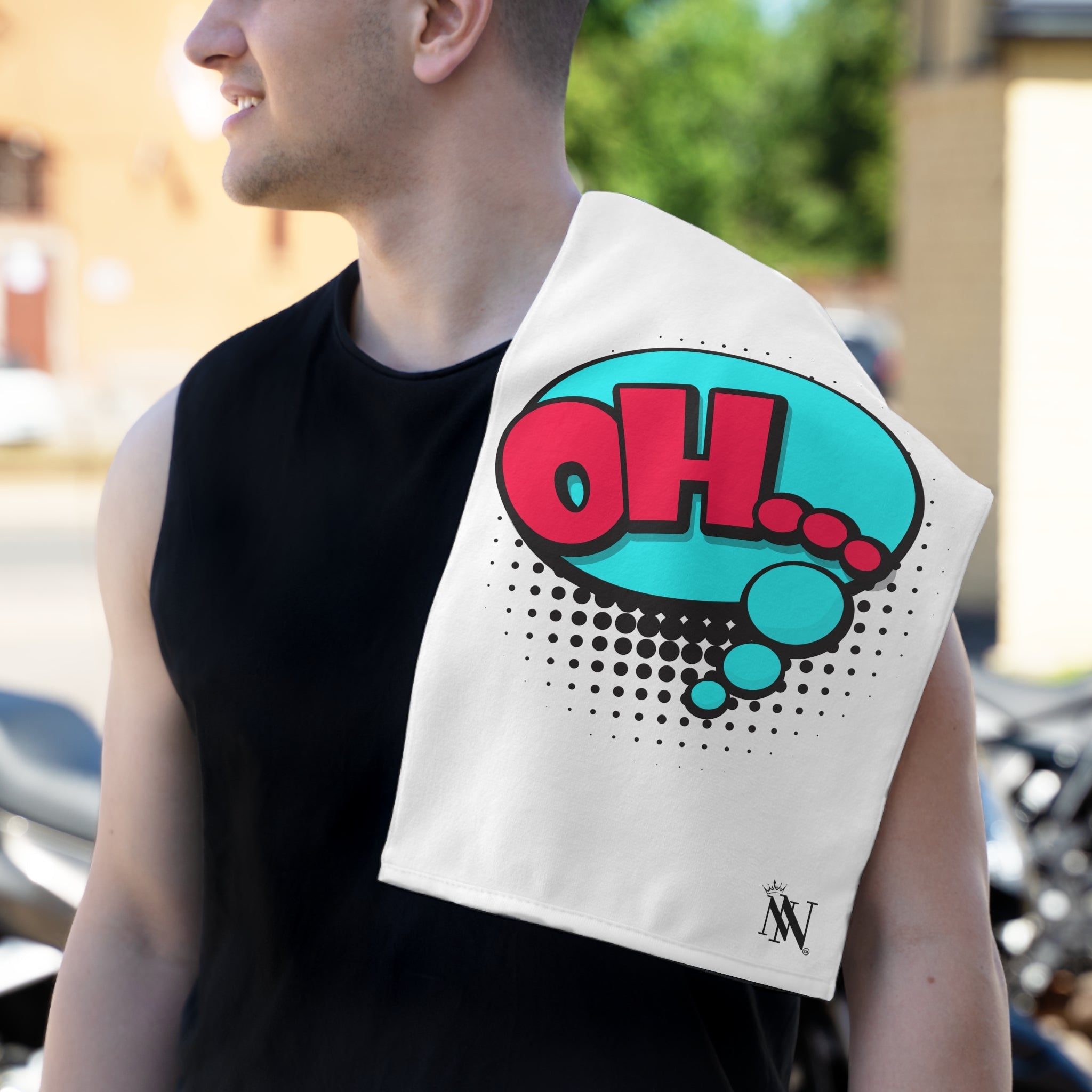 Thinking Oh... Cartoon Fun | Mix & Match Soft Fun-Flirty Lovers’ Towels