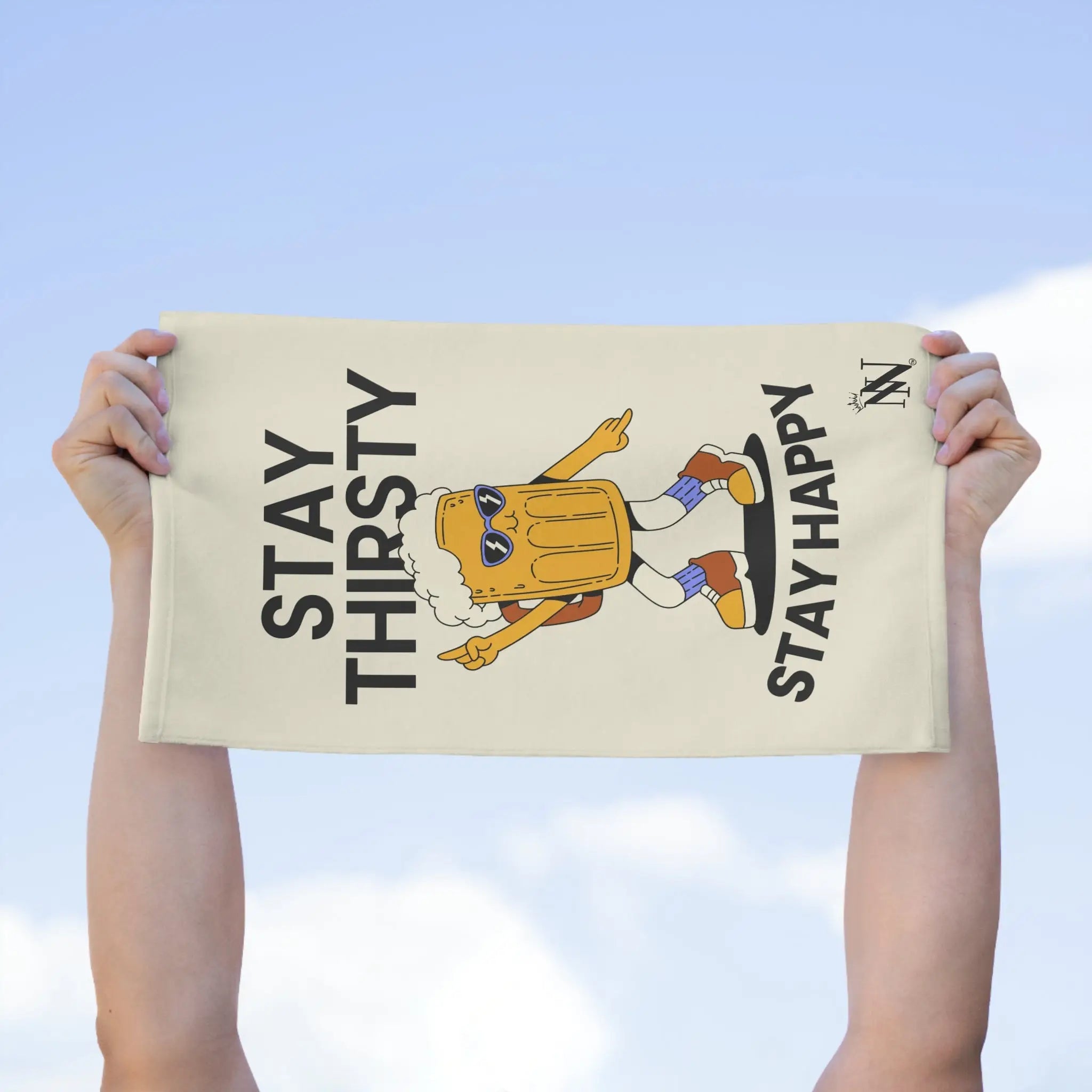 Stay Thirsty Stay Happy Microfiber Towel