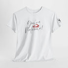 You’re Welcome! with a Kiss | Mix & Match Cotton Unisex Fun-Flirty Lovers’ T-Shirts