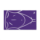 Sexy Female Outline Purple Cum Towel