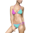 Ocean & Purple | Mix & Match Fun-Flirty Lovers’ String Bikinis