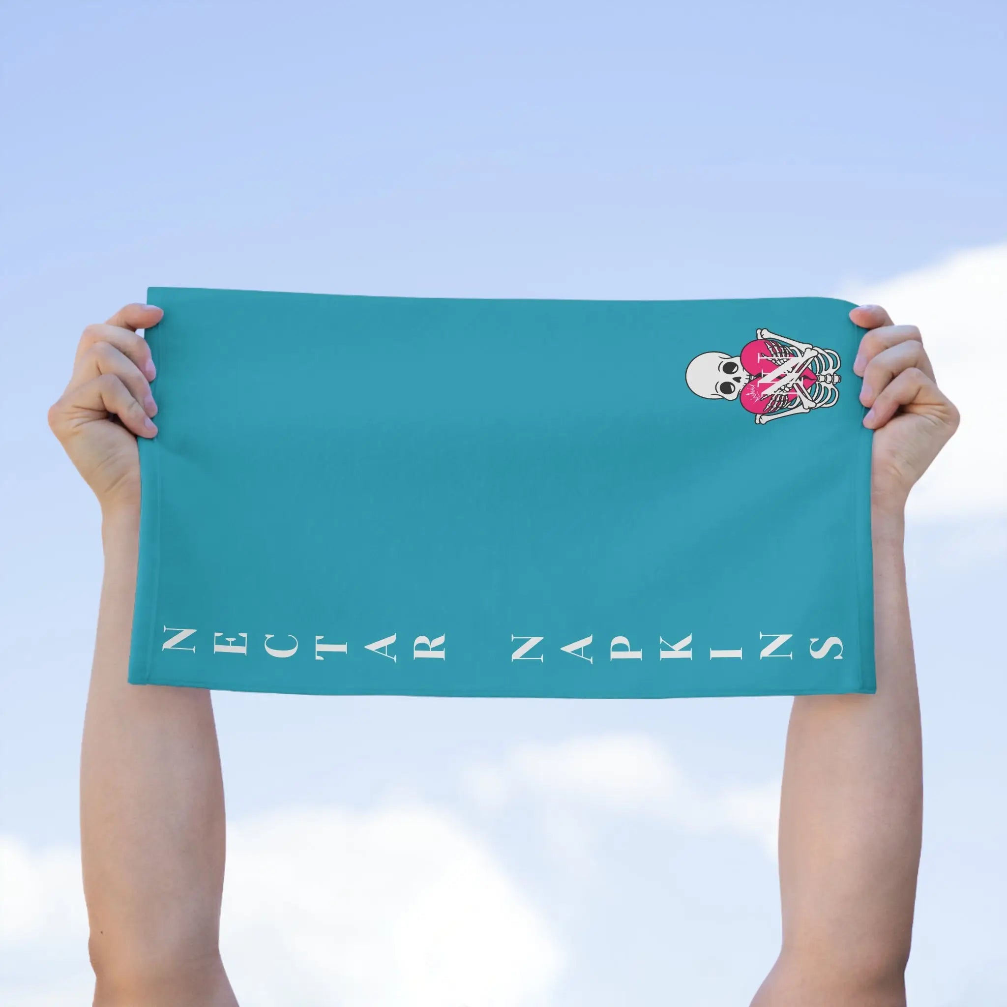 Nectar Napkins Brand Teal Sex Towel