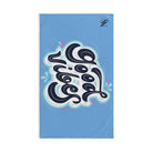 Good Vibes Blue Splash Light Blue Cum Towel