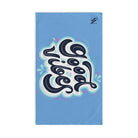 Good Vibes Blue Splash Light Blue | Mix & Match Classic Fun-Flirty Lovers’ Towels