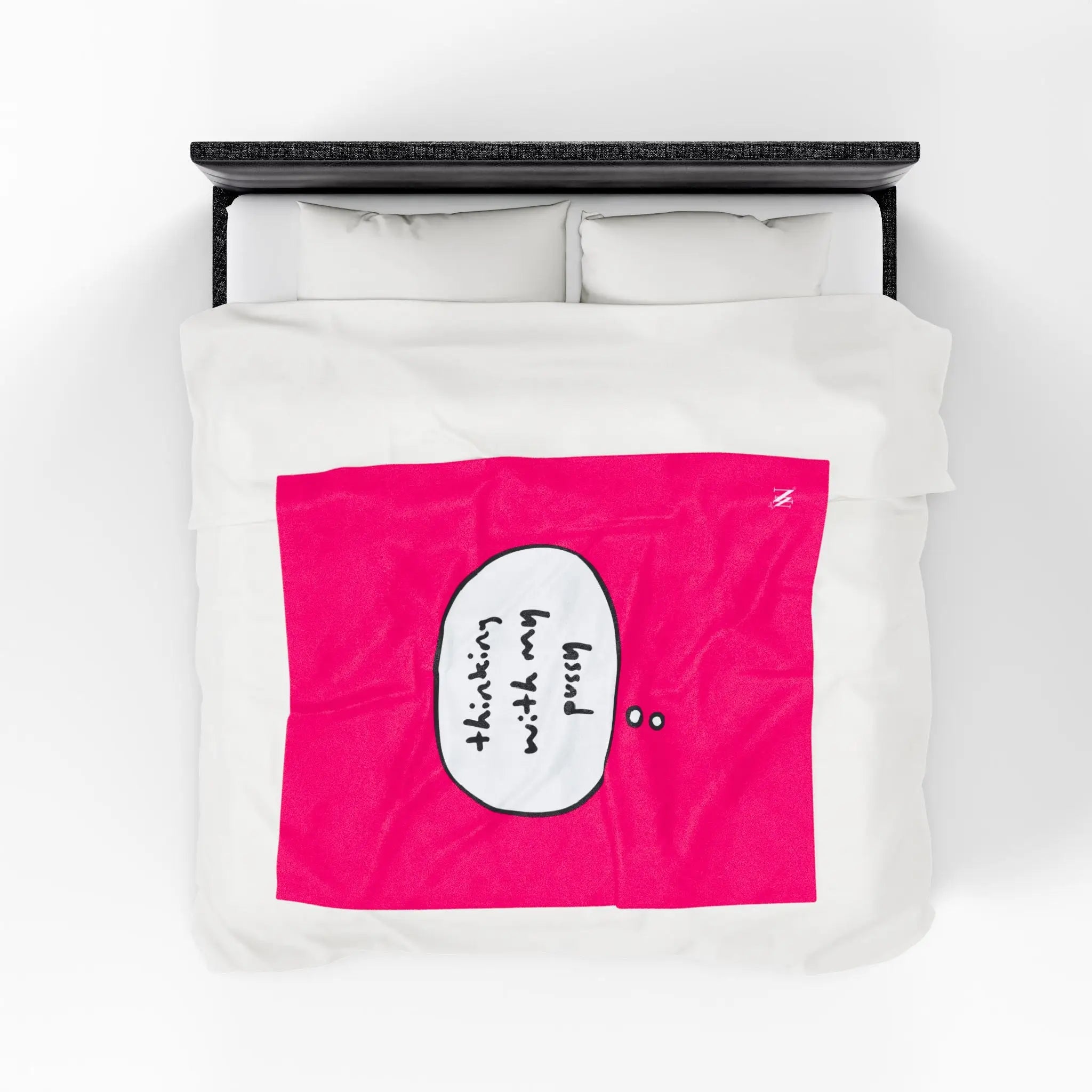 Pink Thinking With My Pussy | Mix & Match Fun-Flirty Lovers’ Blankets
