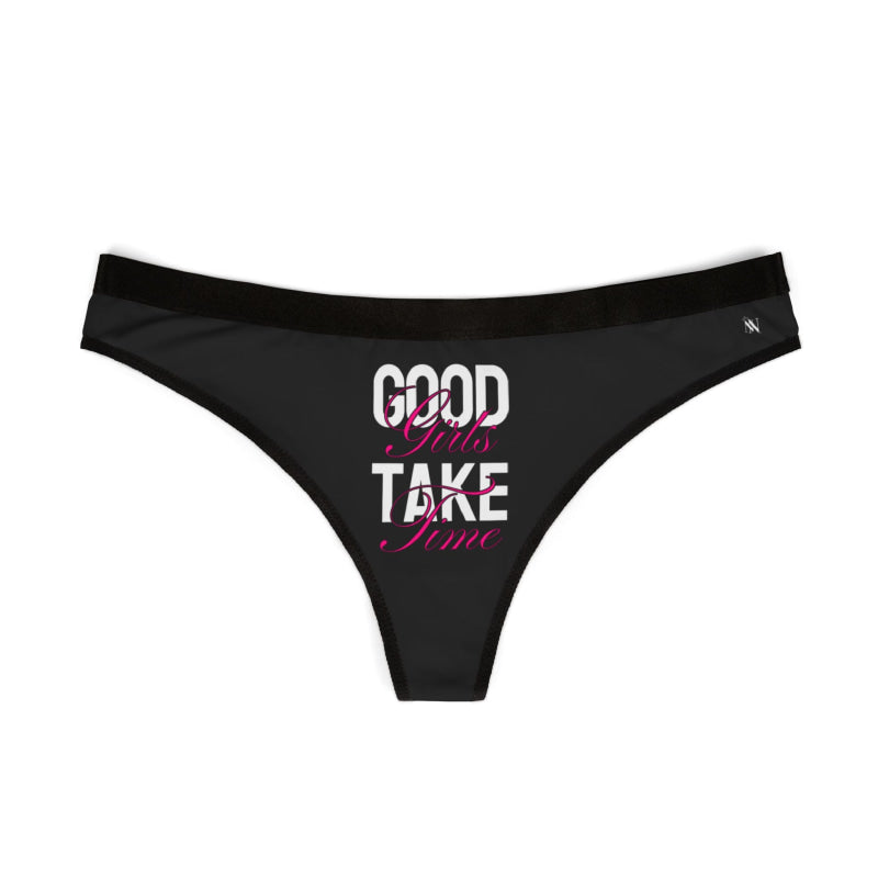 Good Girls Take Time | Mix & Match Women’s Fun-Flirty Lovers’ Thongs