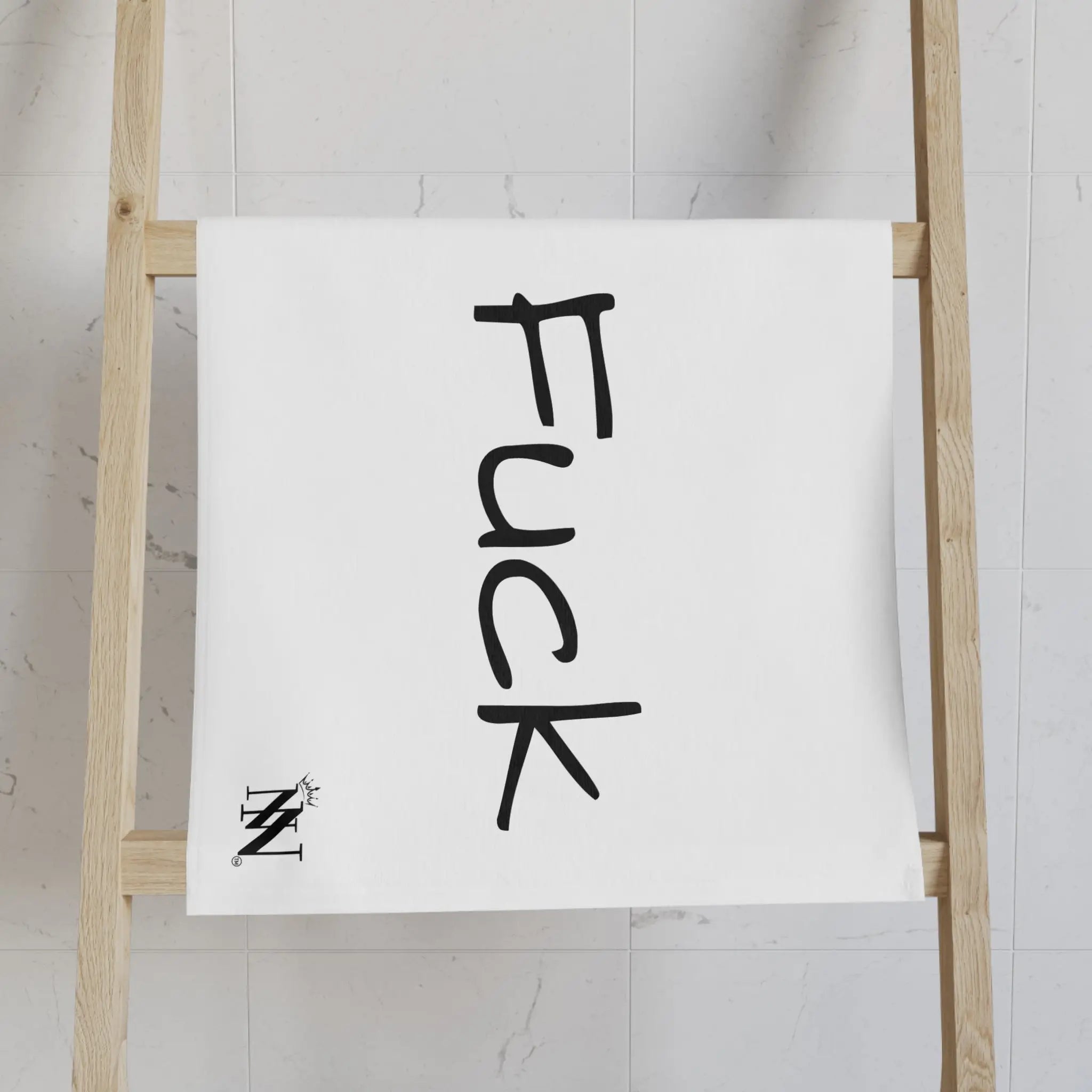 Mrs. Fuck Hers White | Mix & Match Classic Fun-Flirty Lovers’ Towels