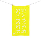 Don’t Stop! Don’t Stop Yellow | Mix & Match Classic Fun-Flirty Lovers’ Towels