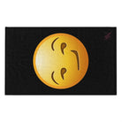 Smirking Face Emoji Black | Mix & Match Soft Fun-Flirty Lovers’ Towels