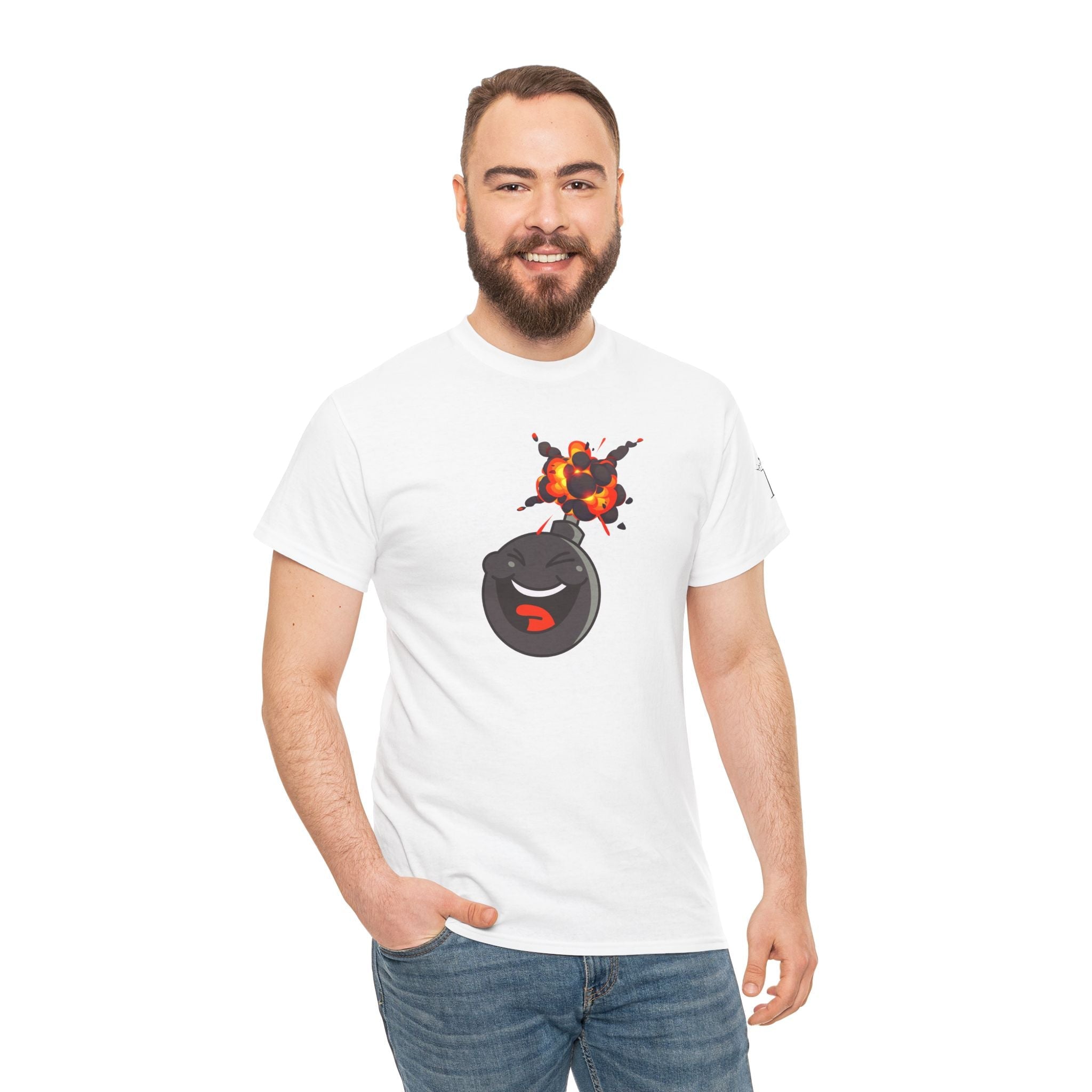 Going to Explode Pop Emoji | Mix & Match Cotton Unisex Fun-Flirty Lovers’ T-Shirts
