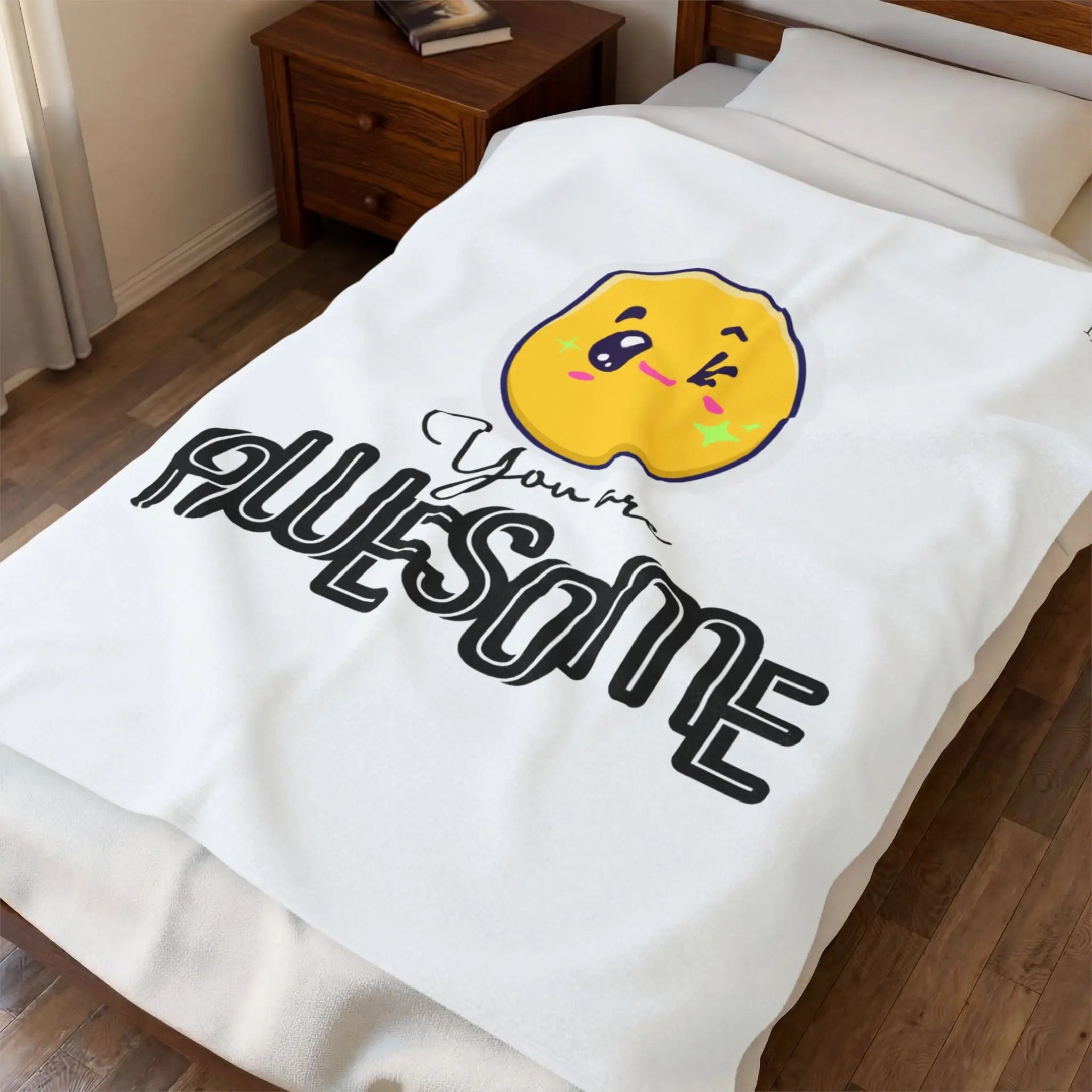 You Are Awesome Emoji Blanket