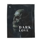 Dark Love Skull Photograph Romantic Sex Gifts Blanket