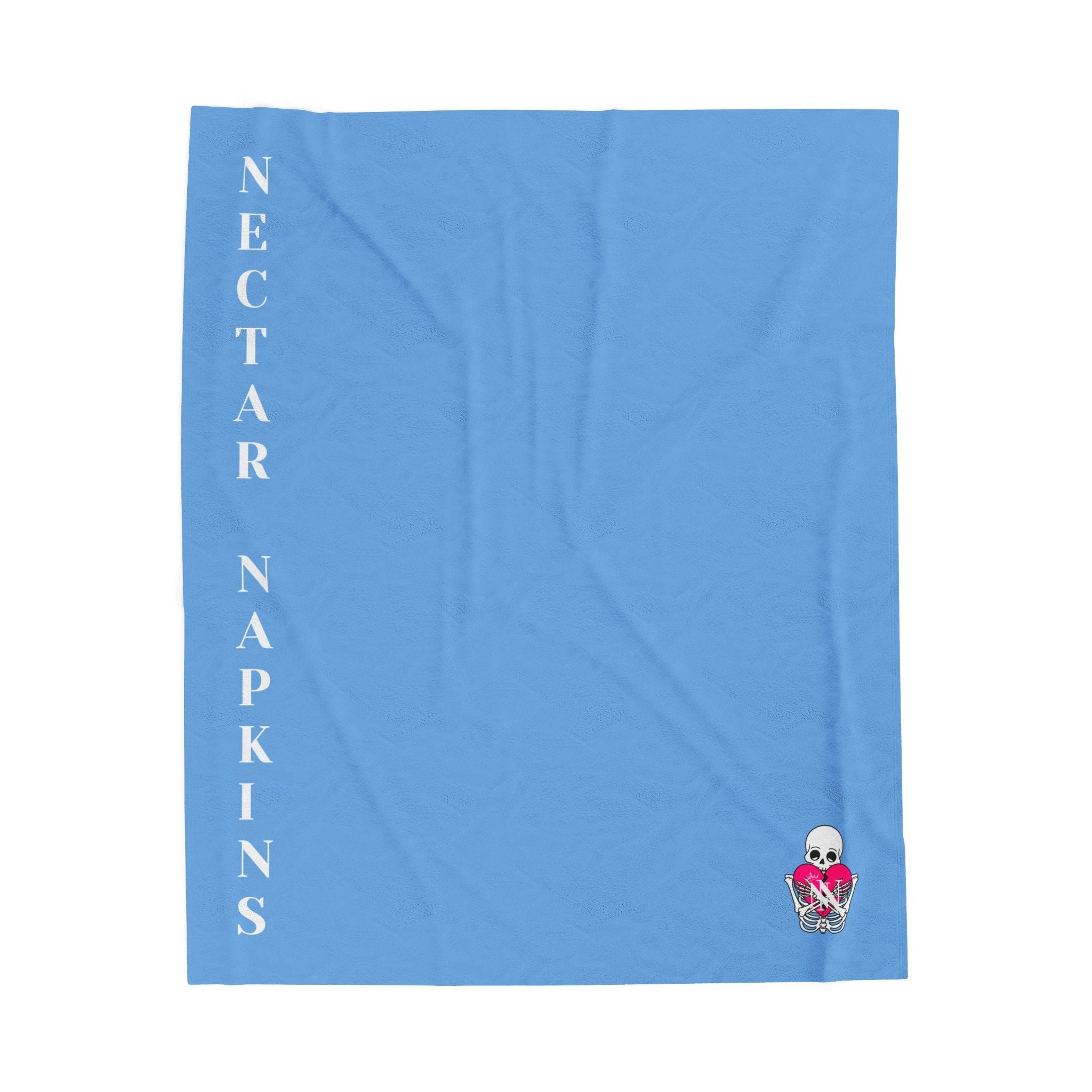 Nectar Napkins Brand Light Blue Love Blanket