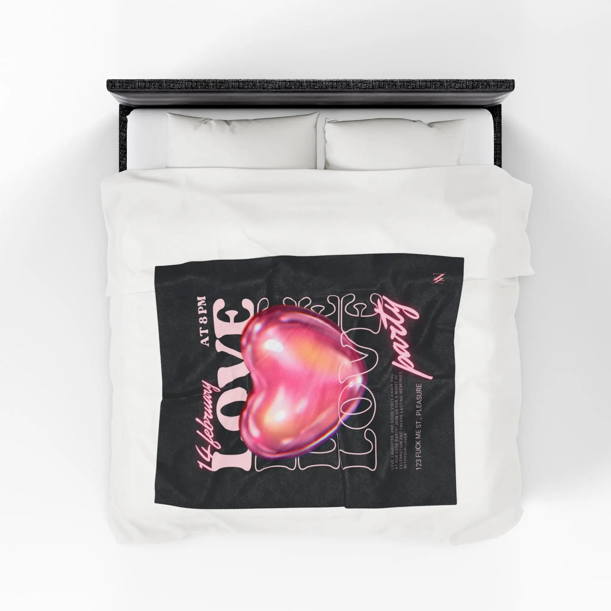 Love Party | Mix & Match Velveteen Fun-Flirty Lovers’ Blankets