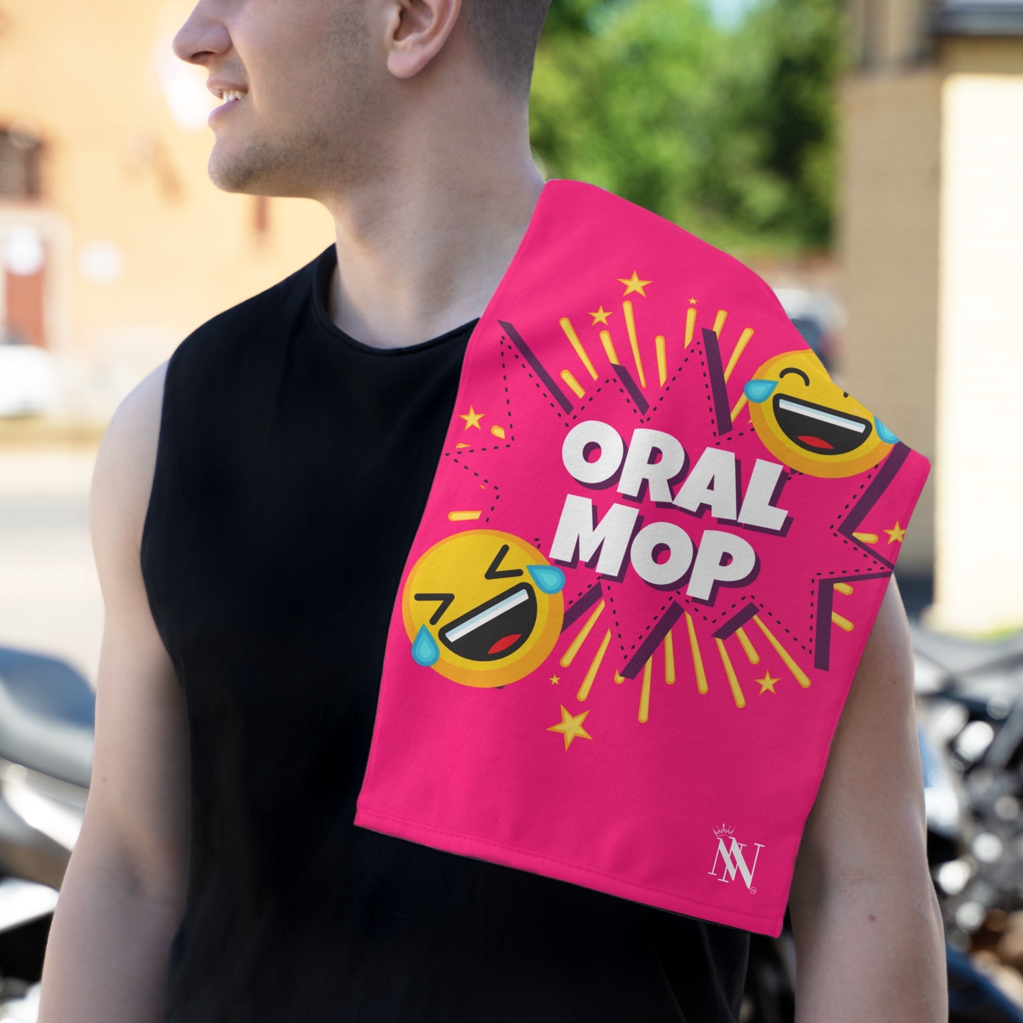 Oral Mop Signature Pink | Mix & Match Soft Fun-Flirty Lovers’ Towels