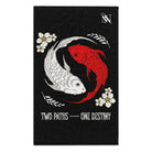 Two Paths One Destiny Koi Fish Ying Yang | Nectar Napkins Fun-Flirty Lovers’ Towels