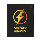 Fastest Woman Lightning Bolt Blanket