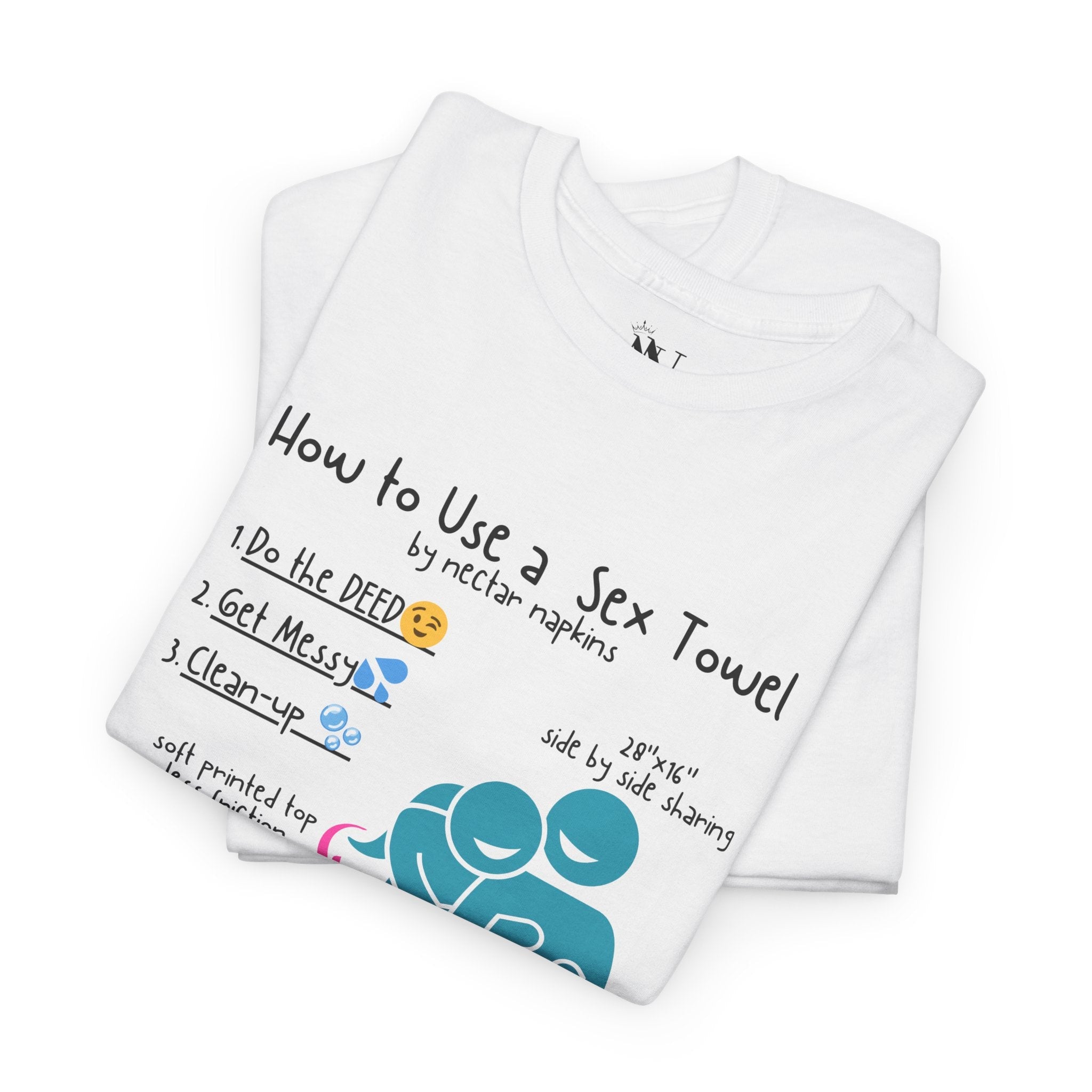 How to Use a Sex Towel | Mix & Match 100% Cotton Unisex Fun-Flirty Lovers’ Tees