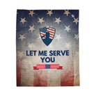 Let Me Serve You Veteran | Mix & Match Soft Fun-Flirty Lovers’ Blankets