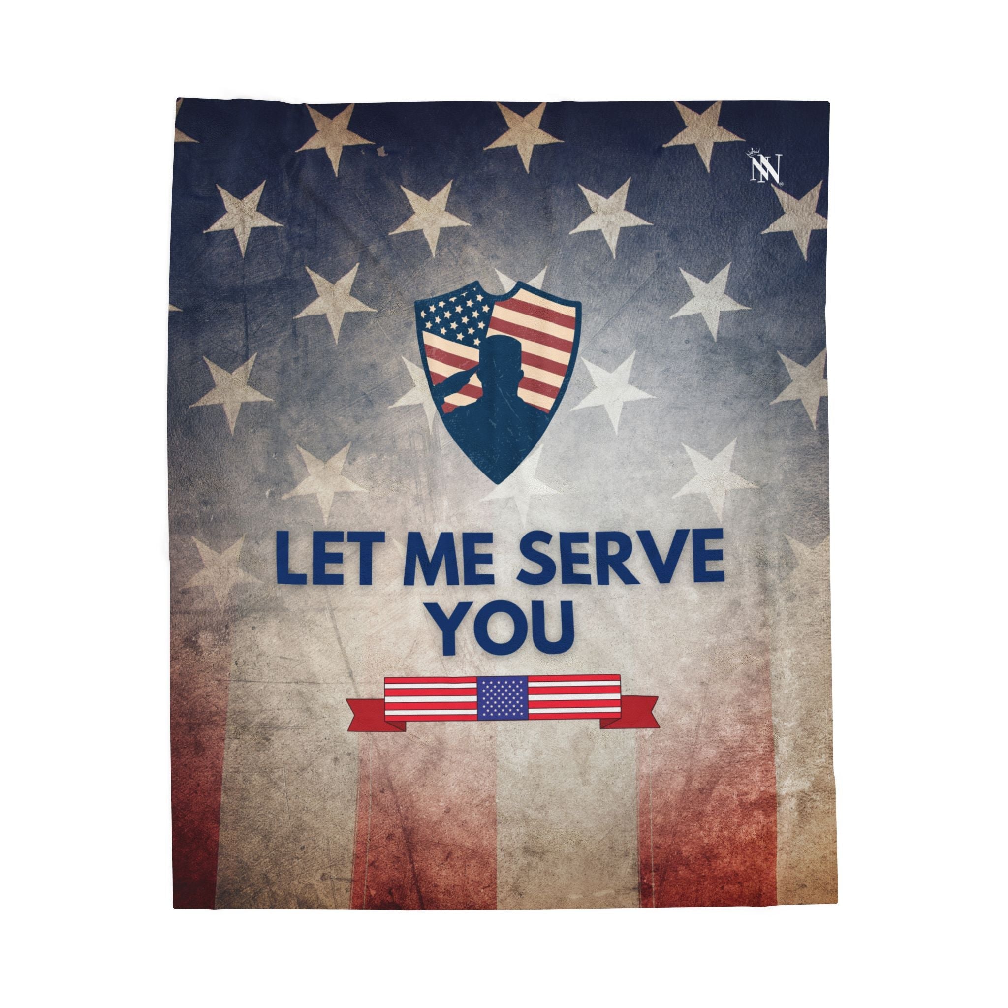 Let Me Serve You Veteran | Mix & Match Soft Fun-Flirty Lovers’ Blankets