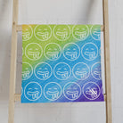 Hungry Drooling Emoji Pattern Rainbow | Mix & Match Classic Fun-Flirty Lovers’ Towels