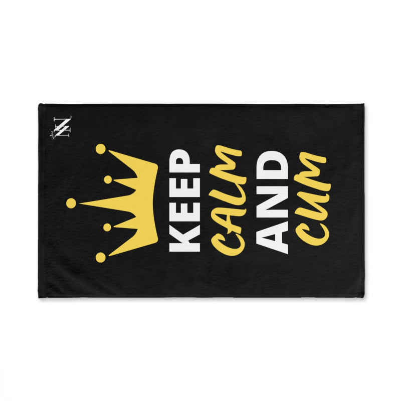 Keep Calm & Cum Queen King | Mix & Match Classic Fun-Flirty Lovers’ Towels