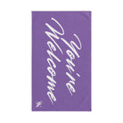 Simply You’re Welcome Light Purple | Nectar Napkins Classic Fun-Flirty Colored Towels