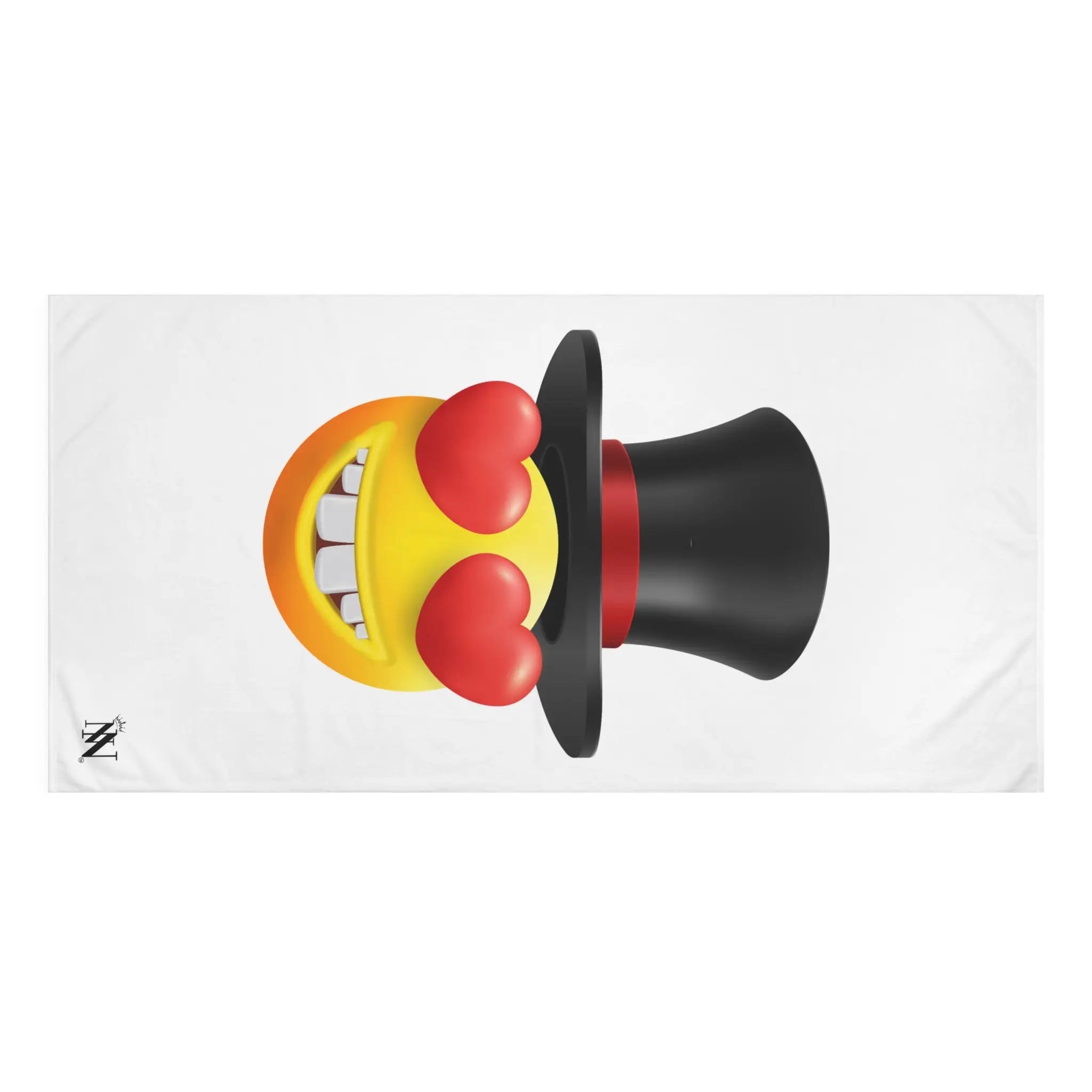 Love in a Top Hat Emoji | Mix & Match XL Fun-Flirty Lovers’ Towels