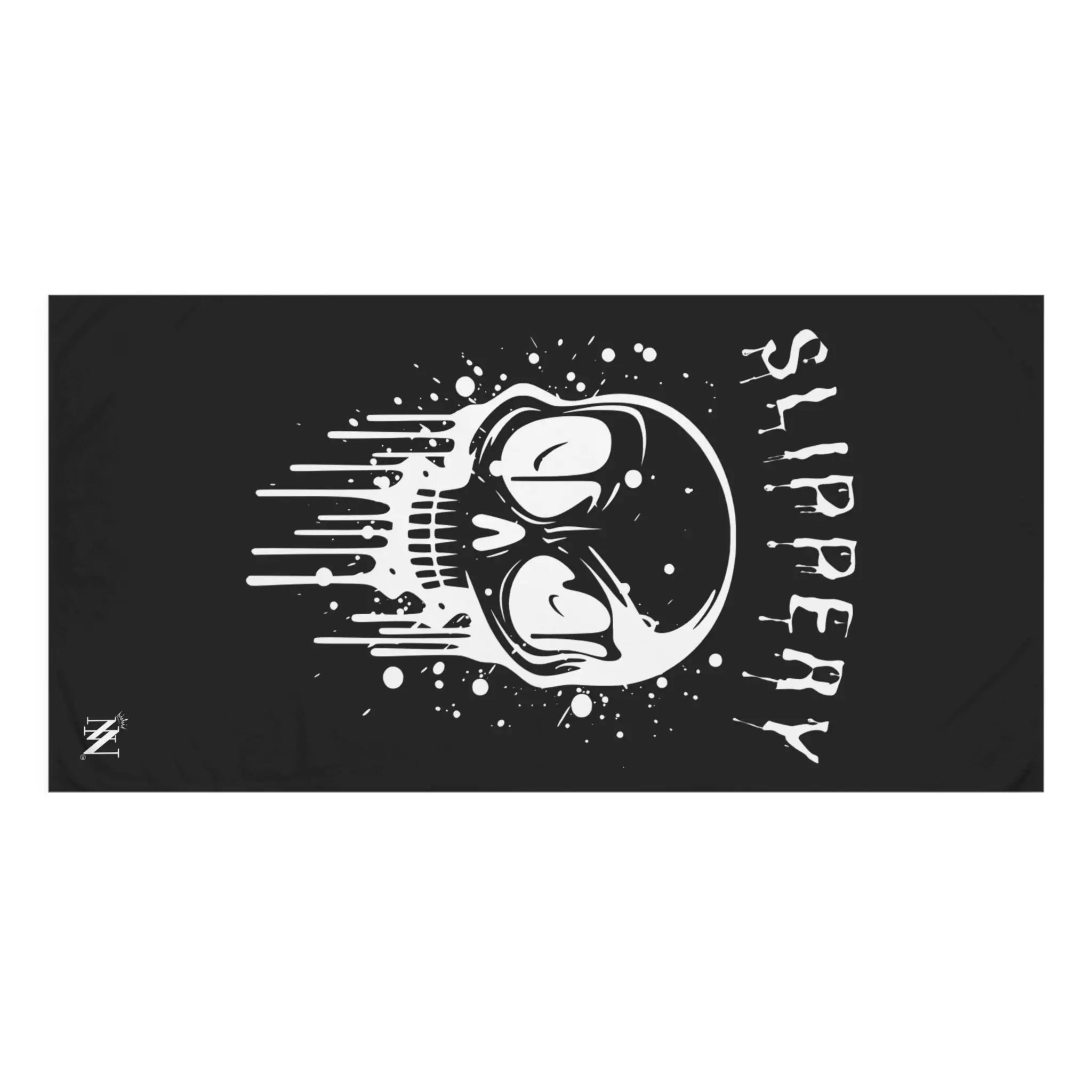 Slippery Splattered Skull | Nectar Napkins XL Fun-Flirty Lovers’ Towels