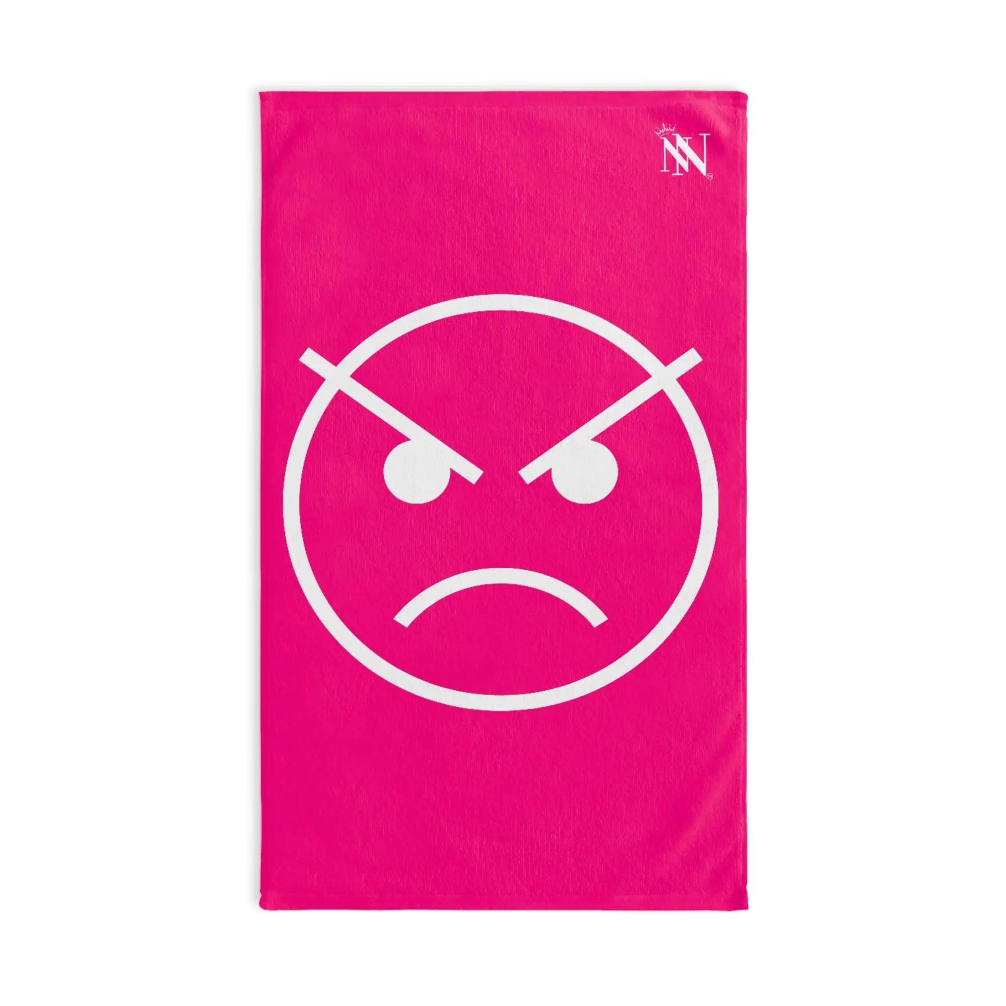 Angry Emoji Signature Pink | Mix & Match Classic Fun-Flirty Lovers’ Towels