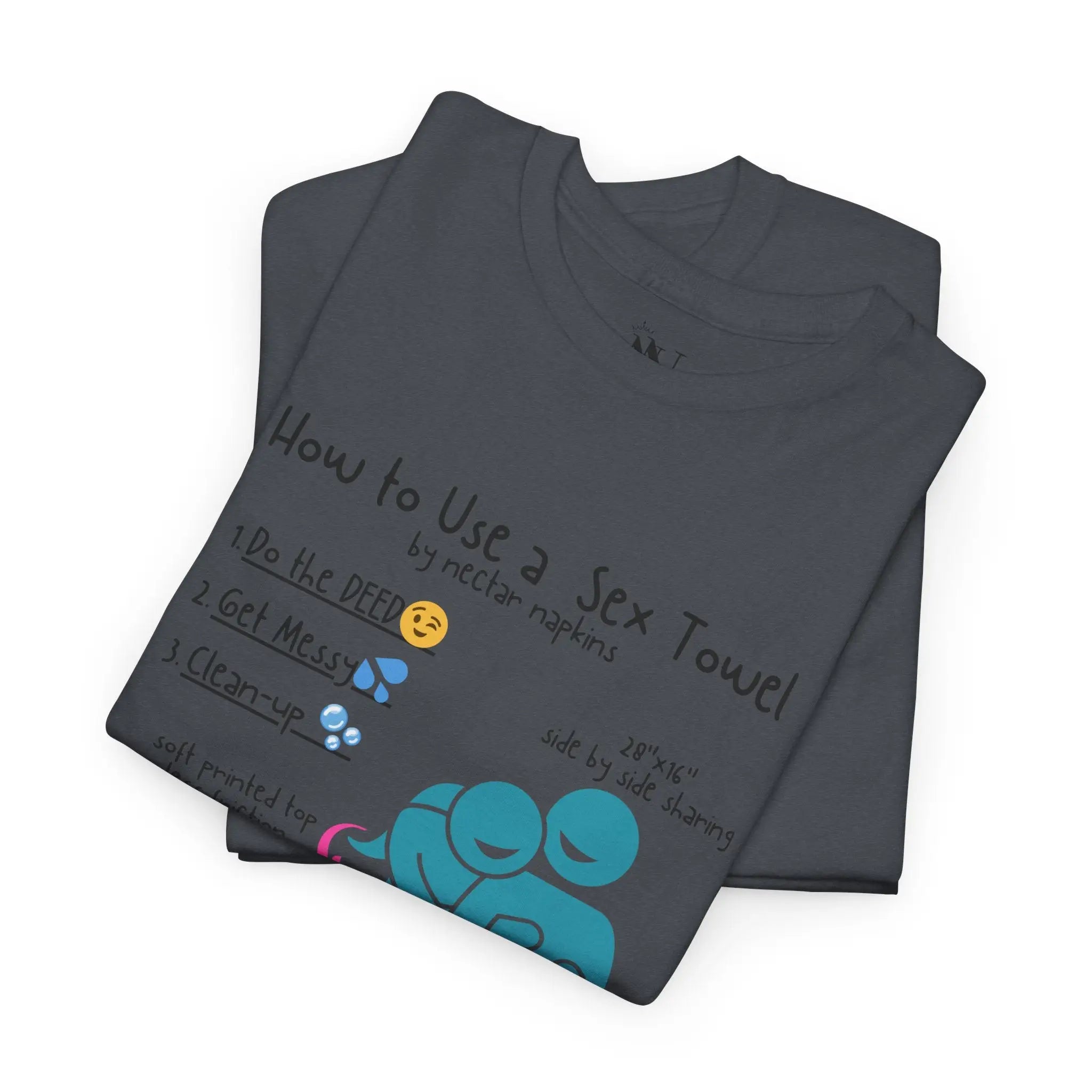 How to Use a Sex Towel | Mix & Match 100% Cotton Unisex Fun-Flirty Lovers’ Tees