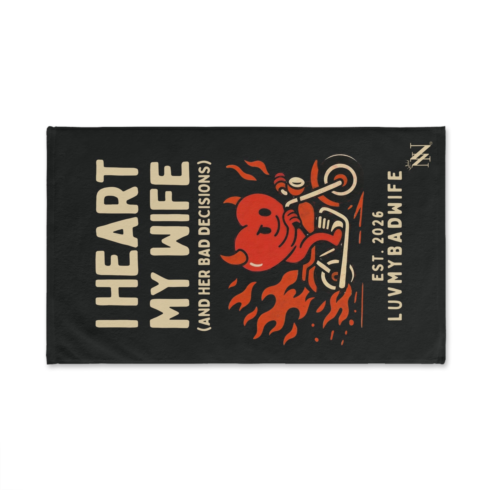 I Heart My Wife | Mix & Match Classic Fun-Flirty Lovers’ Towels