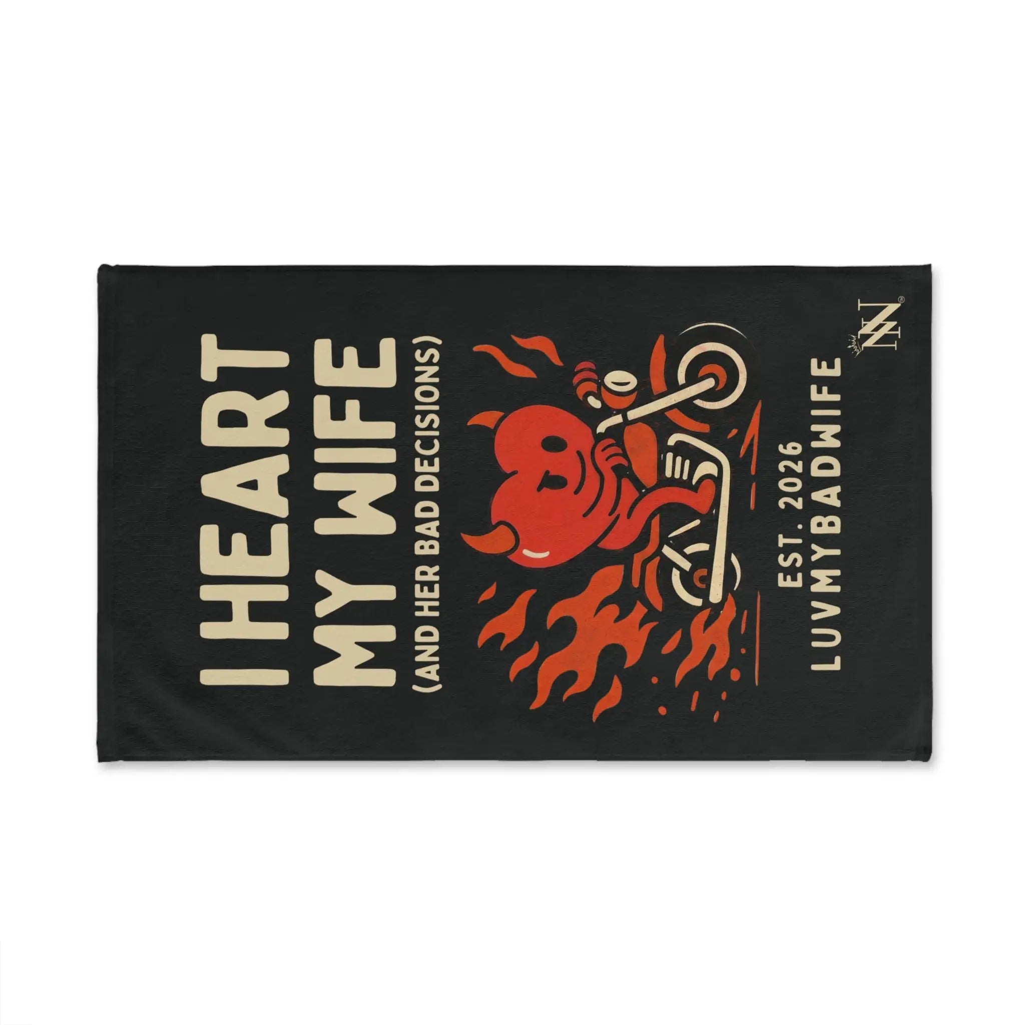 I Heart My Wife | Mix & Match Classic Fun-Flirty Lovers’ Towels