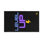 Level Up Neon Gamers Black | Mix & Match Classic Fun-Flirty Lovers’ Towels