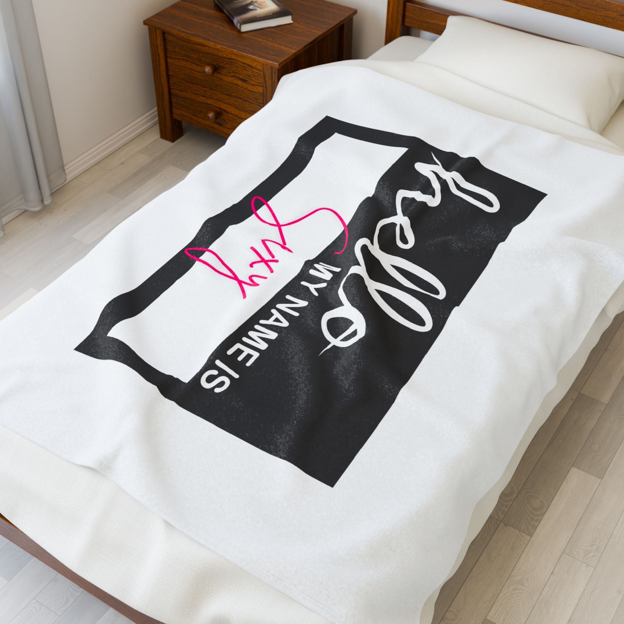 Hello My Name Is Sexy Tag | Mix & Match Fun-Flirty Lovers’ Blankets
