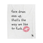 Ass Up | Mix & Match Velveteen Fun-Flirty Lovers’ Blankets