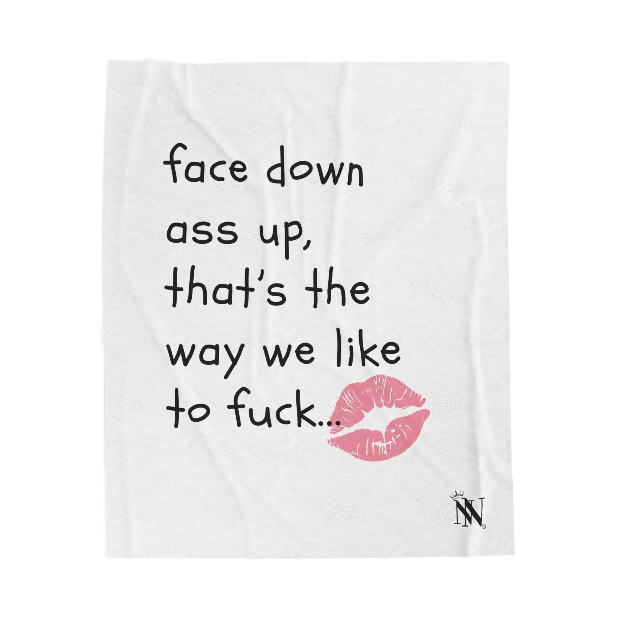 Ass Up | Mix & Match Velveteen Fun-Flirty Lovers’ Blankets