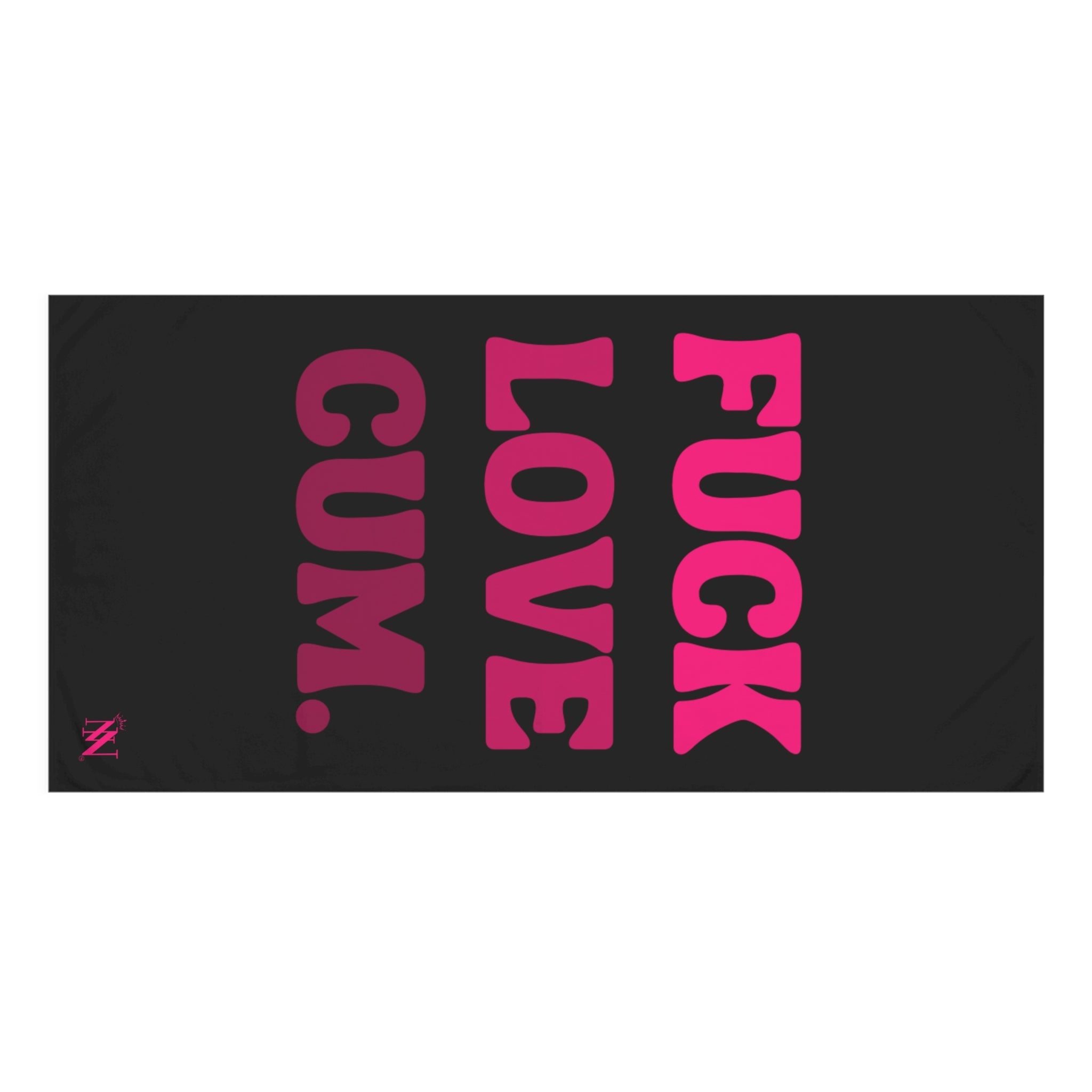 Fuck Love Cum. Nectar Napkins Large Sex Towel