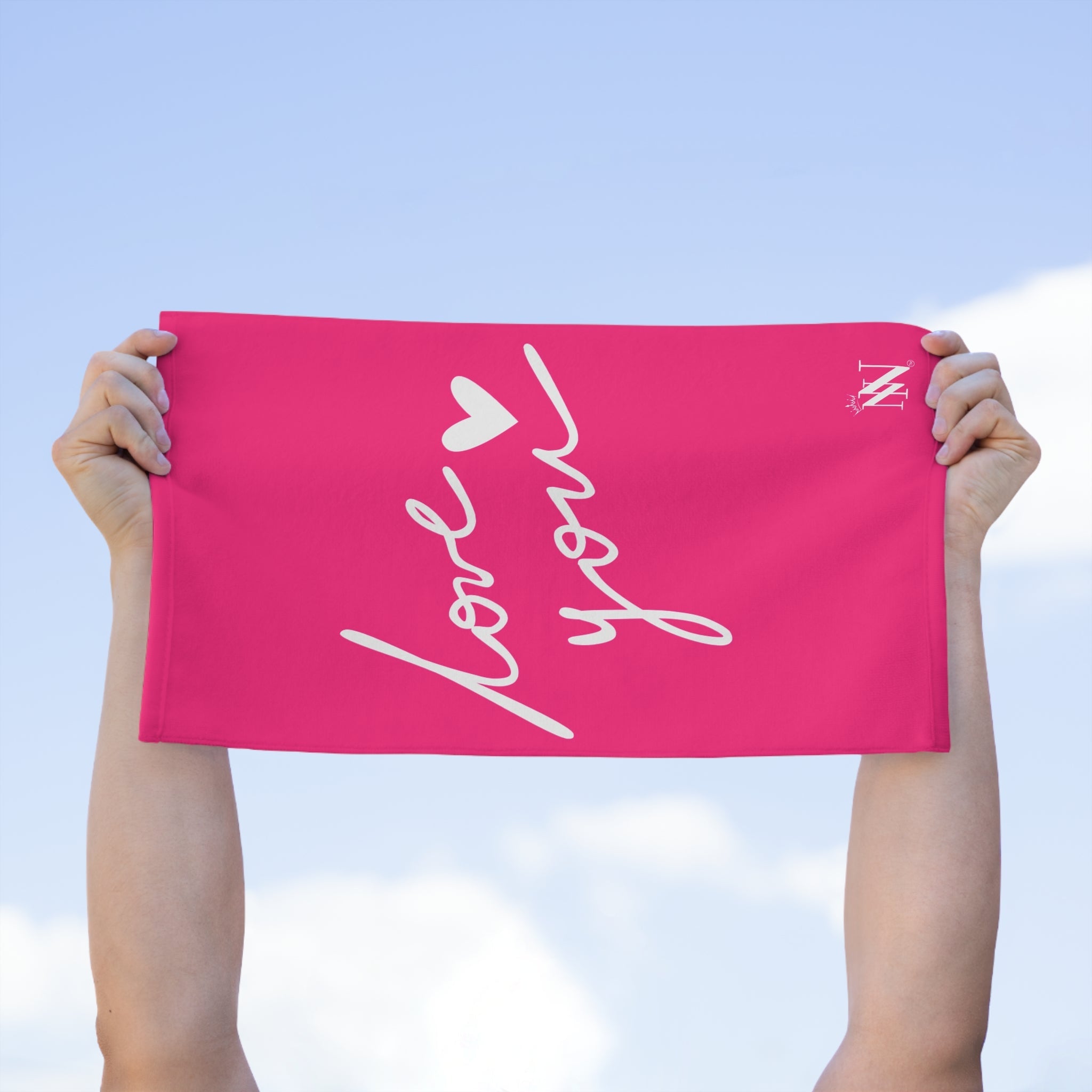 Love You with a Heart Sex Towel