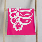 Smiley Happy Face Good Vibes Signature Pink | Mix & Match Classic Fun-Flirty Lovers’ Towels
