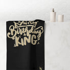 Gold Crown Birthday King | Mix & Match XL Fun-Flirty Lovers’ Towels