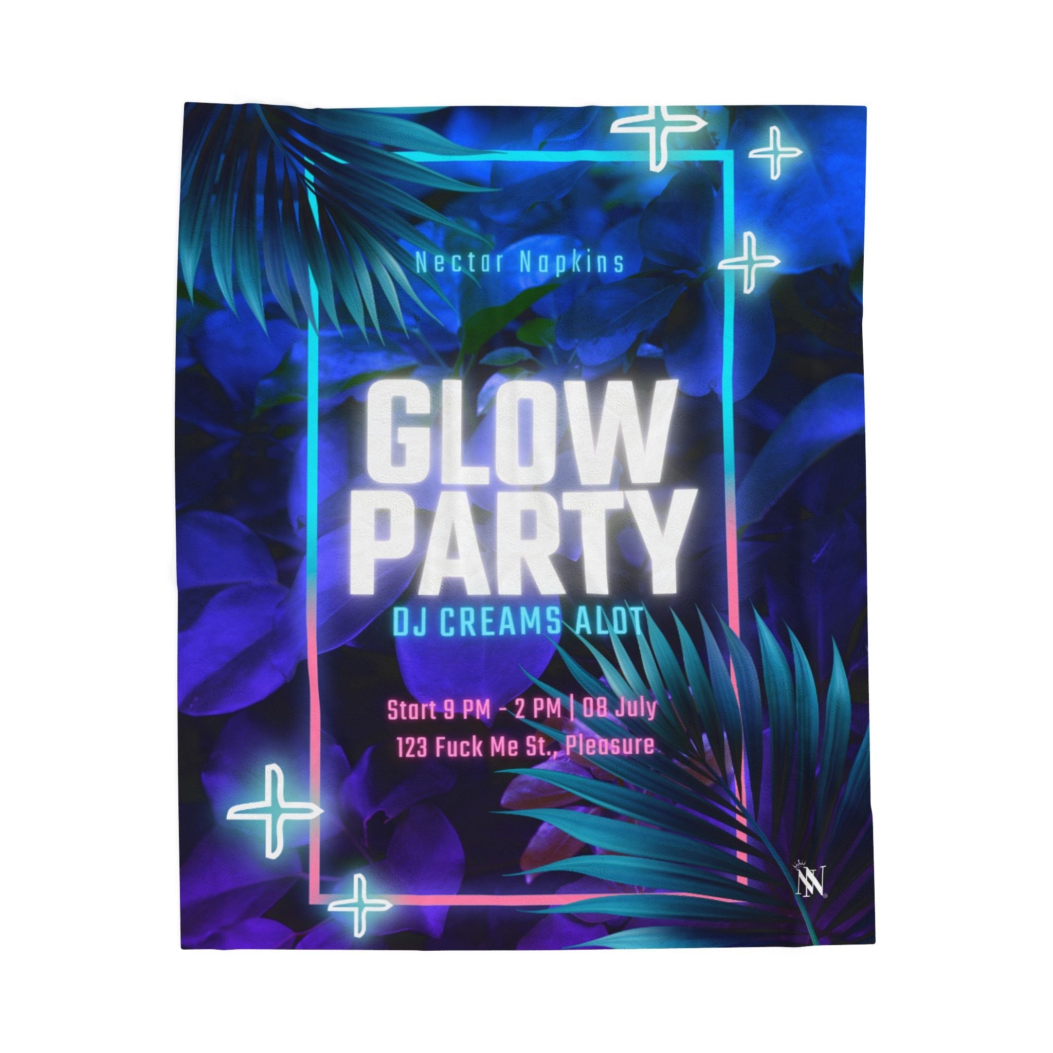 Glow Party | Mix & Match Fun-Flirty Lovers’ Blankets