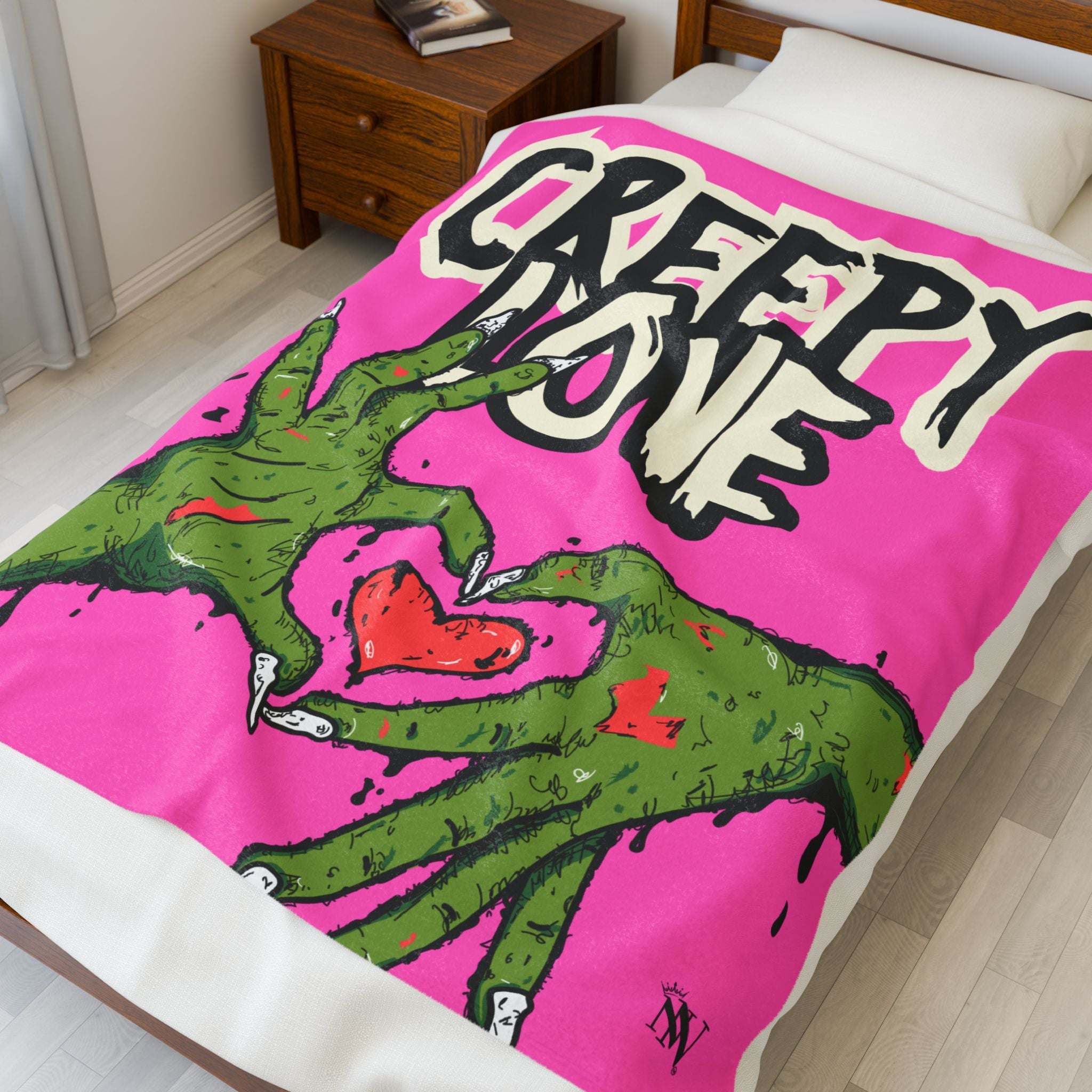 Creepy Love | Mix & Match Velveteen Fun-Flirty Lovers’ Blankets
