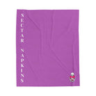 Nectar Napkins Brand Soft Plum | Nectar Napkins Fun-Flirty Lovers’ Blankets