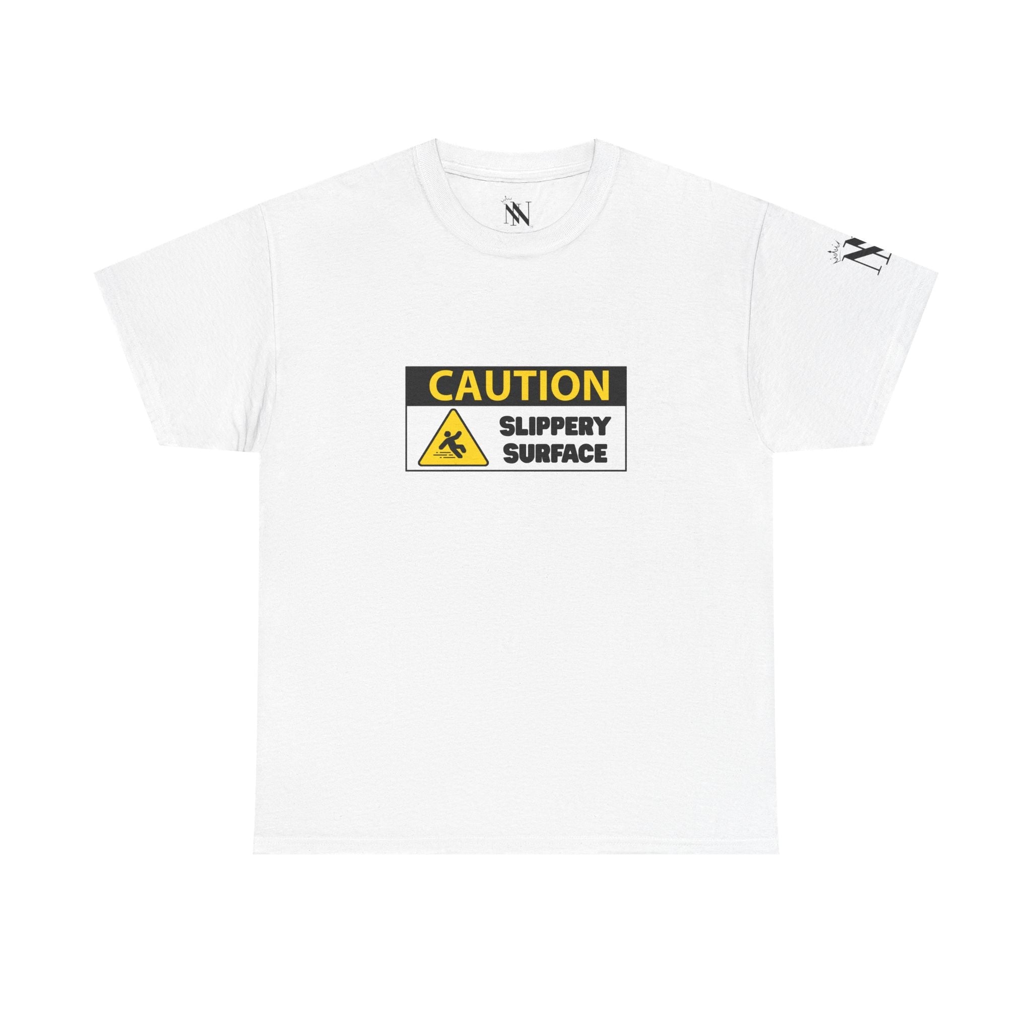 Caution: Slippery Surface | Mix & Match Cotton Unisex Fun-Flirty Lovers’ T-Shirts