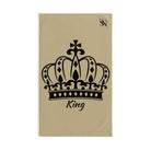 Large Crown King Gold Cum Towel