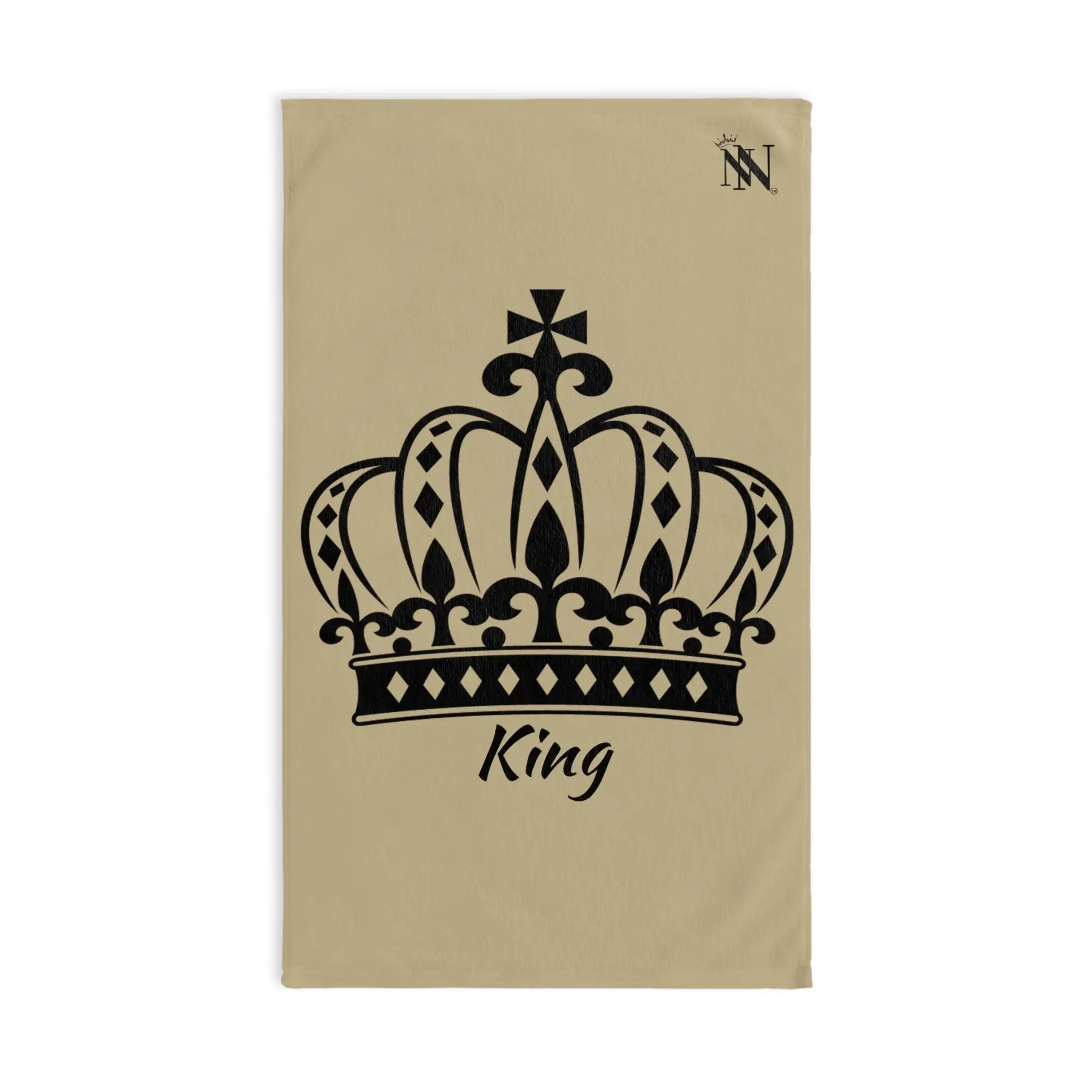 Large Crown King Gold Cum Towel